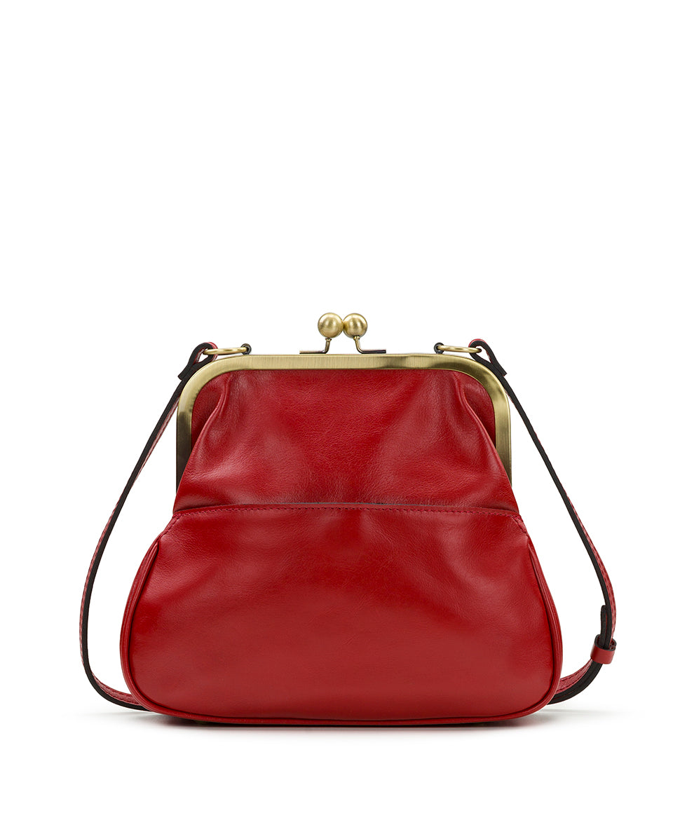 Female - Mellila Frame Bag - Rectangular Frame Pocket - rosewood - by Patricia Nash - View 2 of 4