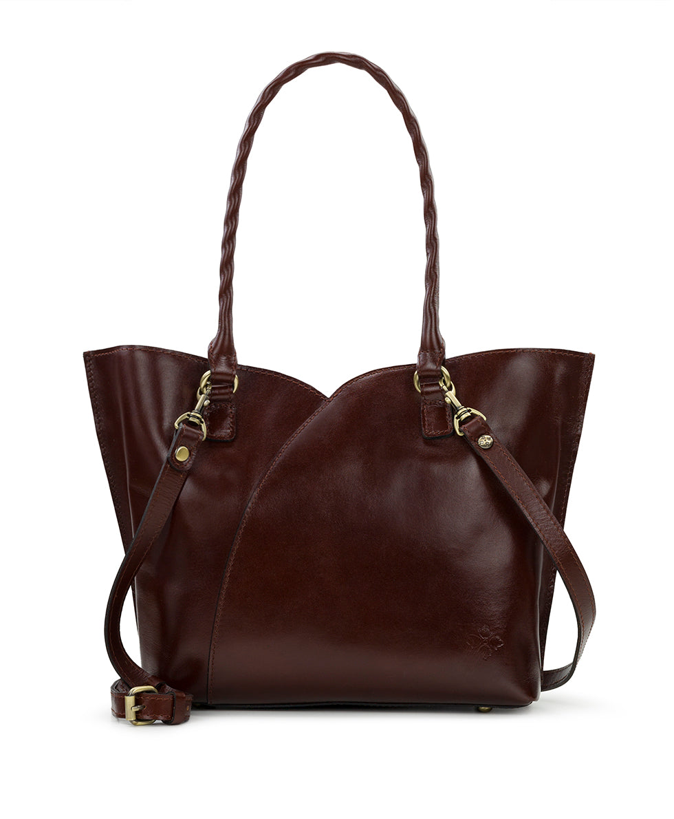Marion Tote - Vintage Vegetable Tanned Leather - british tan - by Patricia Nash - View 1 of 5