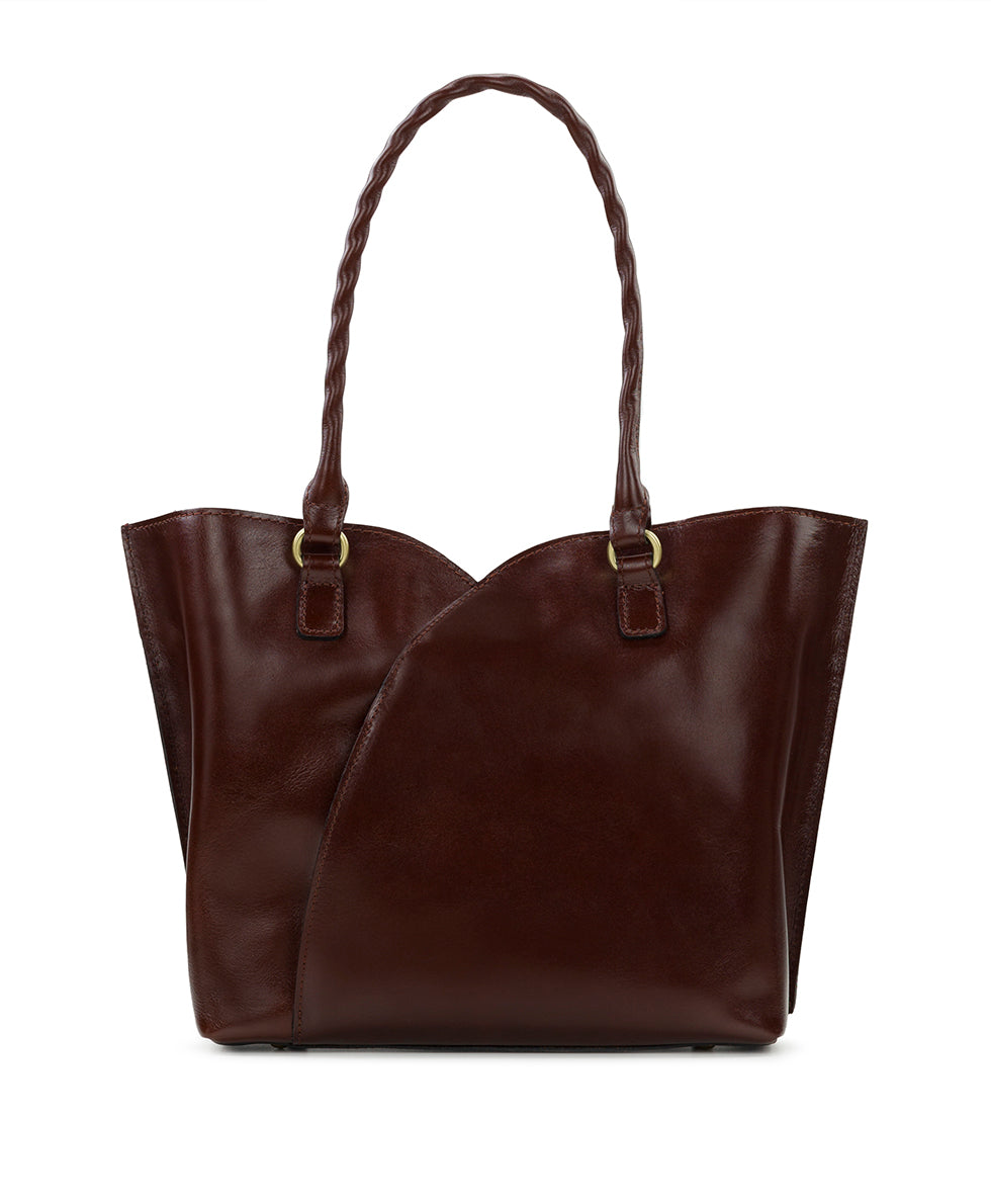 Marion Tote - Vintage Vegetable Tanned Leather - british tan - by Patricia Nash - View 2 of 5