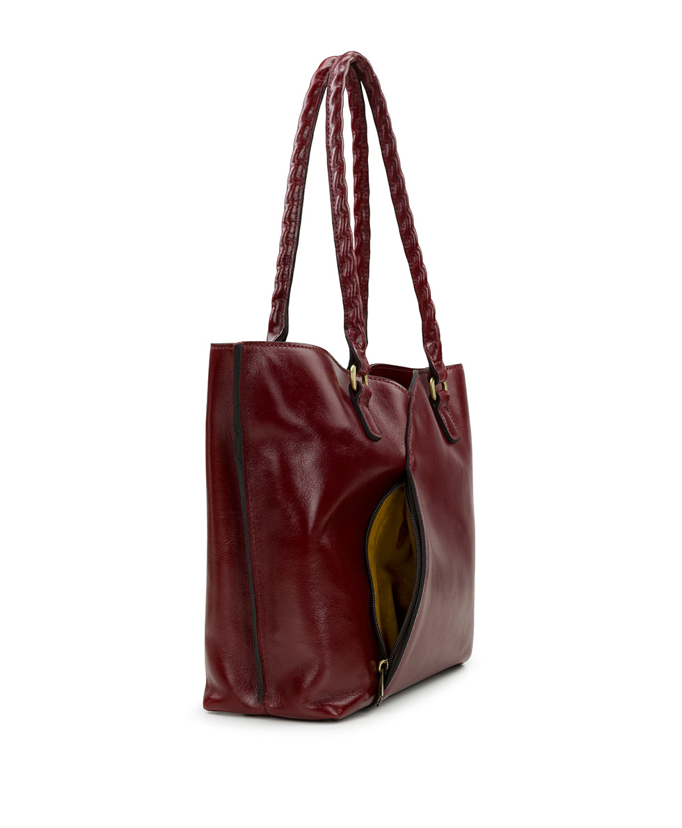 Marion Tote - Vintage Parisian Floral Tooled - british tan - by Patricia Nash - View 38 of 56