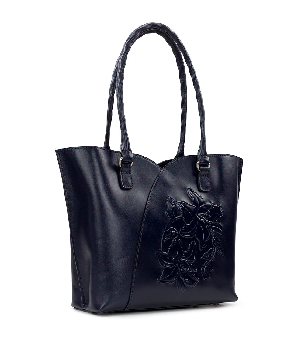Marion Tote - Vintage Parisian Floral Tooled - british tan - by Patricia Nash - View 3 of 56