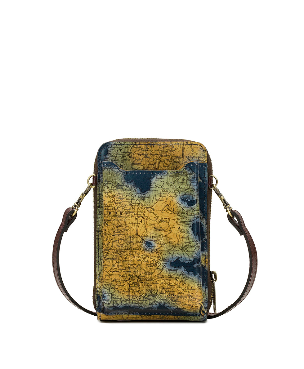 Female - Albertine Phone Crossbody - Greek Map - greek map - by Patricia Nash - View 2 of 5