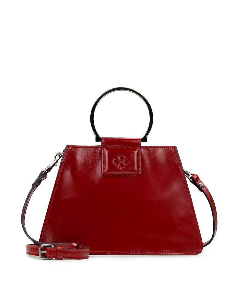 Patricia Nash Leather Milburn Top Handle Bag with Crossbody Strap