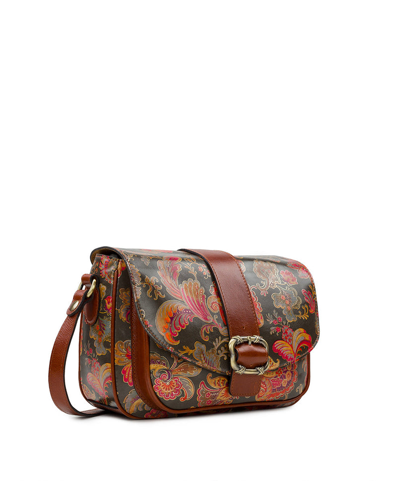 Anastasia Saddle Bag - Vintage Italian Floral Paisley – Patricia Nash