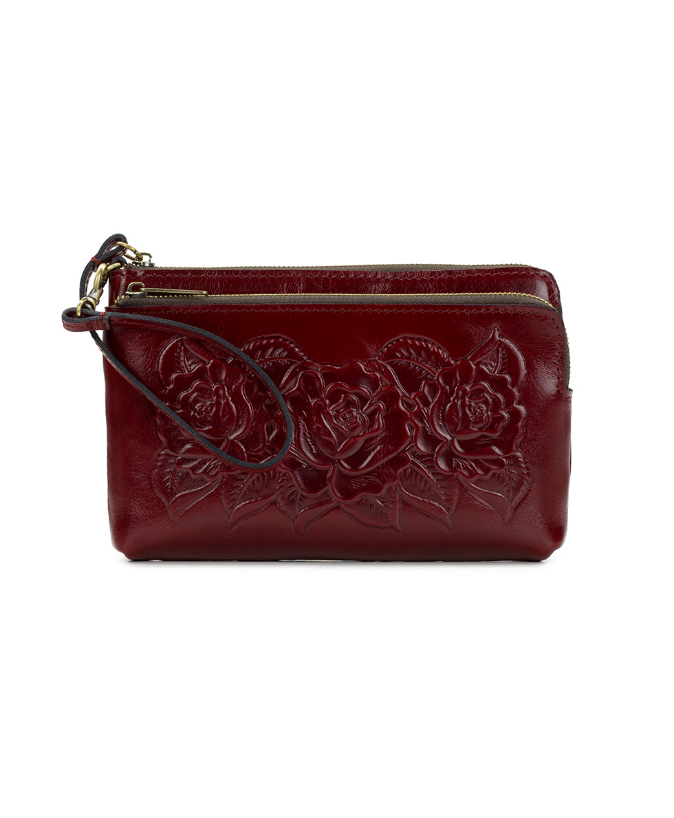 NEW! ❌ Patricia Nash newest Old Rose Wristlet Handbag