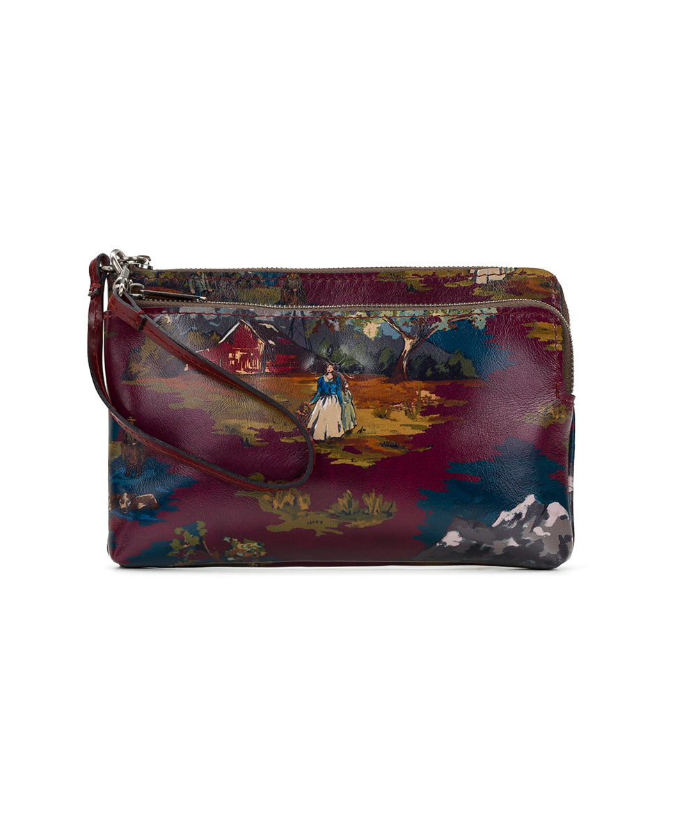 Female - Varone Wristlet - Montana Prairie Skies - maroon - by Patricia Nash - View 1 of 5