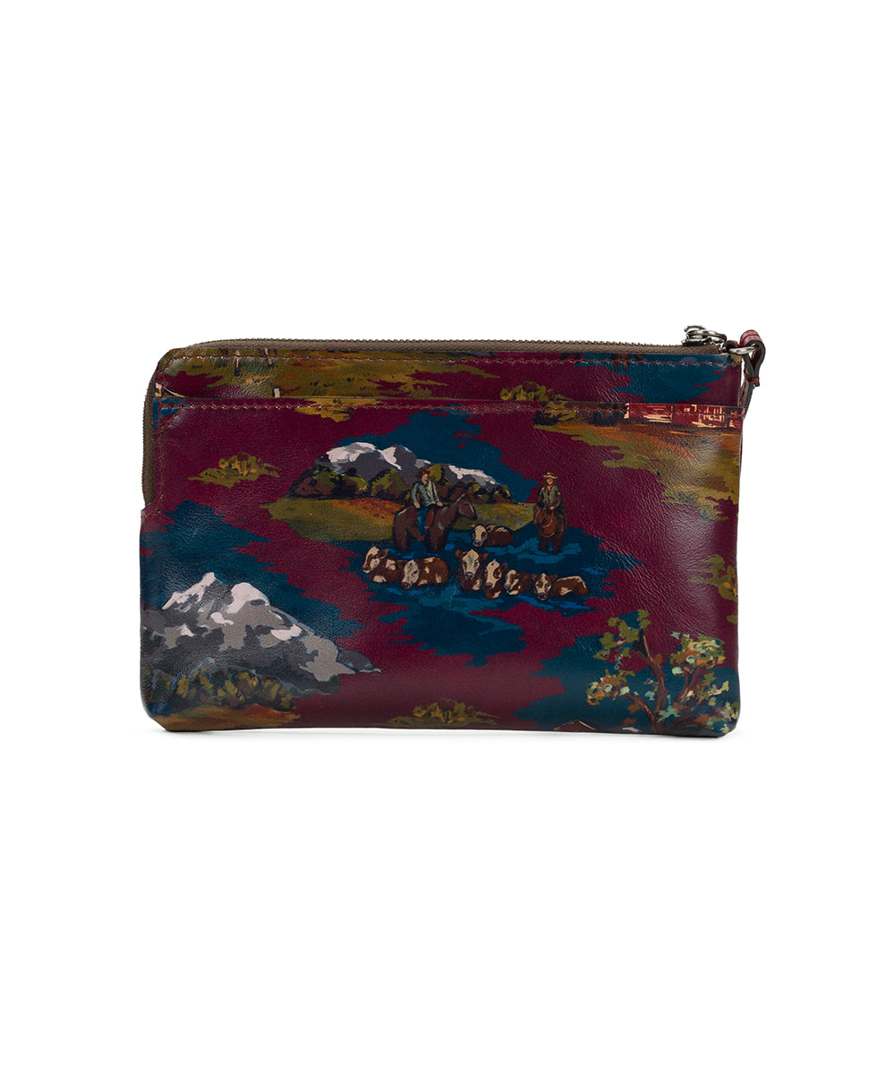 Female - Varone Wristlet - Montana Prairie Skies - maroon - by Patricia Nash - View 3 of 5