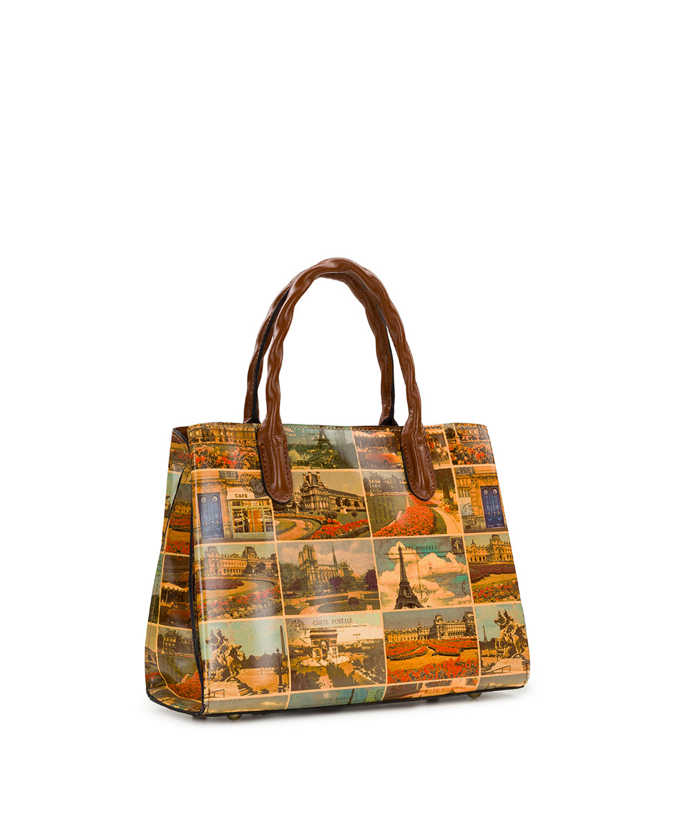 Female - Genovese Satchel - Postcards From Paris - postcards from paris - by Patricia Nash - View 4 of 6