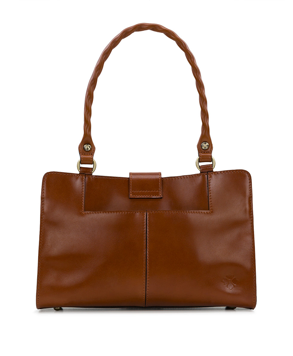 Female - Violina Satchel - Mini Rose Tooled - tan - by Patricia Nash - View 2 of 4