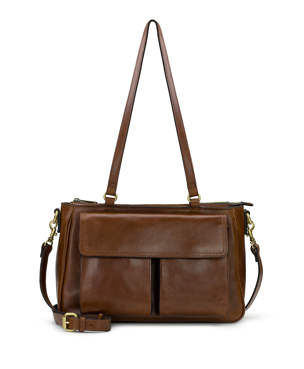 Buy the Rosetti Crossbody Bag Blue, Brown | GoodwillFinds