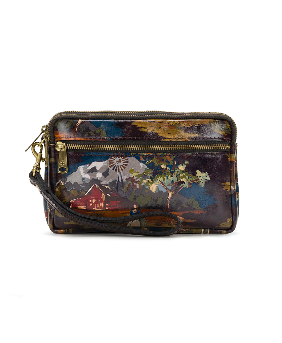 Female - Viani Wristlet - Montana Prairie Skies - chocolate - by Patricia Nash - View 1 of 5