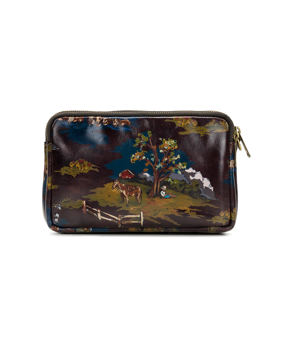 Female - Viani Wristlet - Montana Prairie Skies - chocolate - by Patricia Nash - View 2 of 5