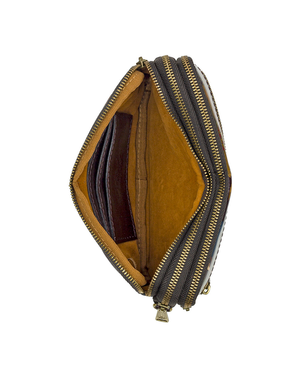 Female - Viani Wristlet - Montana Prairie Skies - chocolate - by Patricia Nash - View 5 of 5