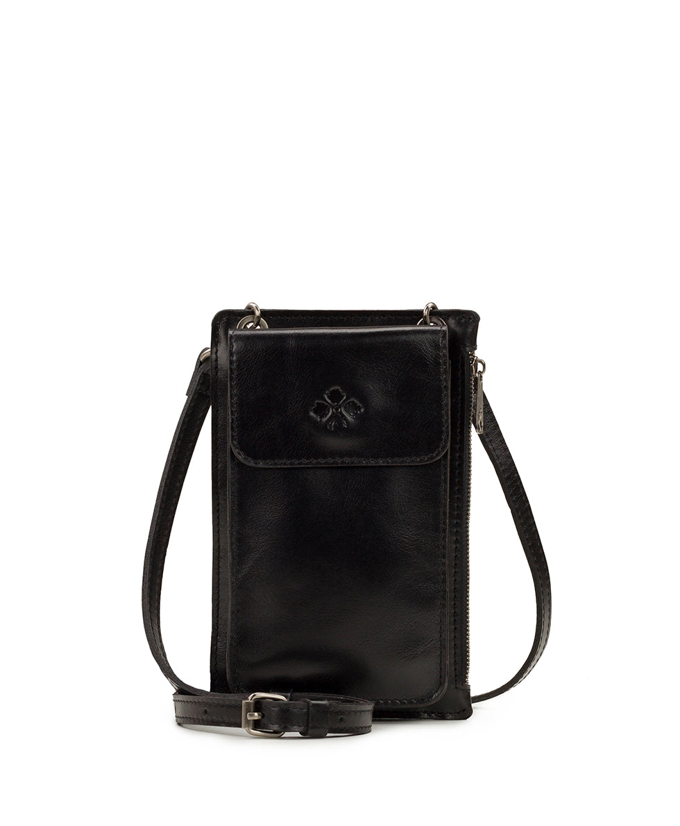 Chiavella Phone Crossbody - Vintage Distressed Leather - mushroom - by Patricia Nash - View 5 of 51