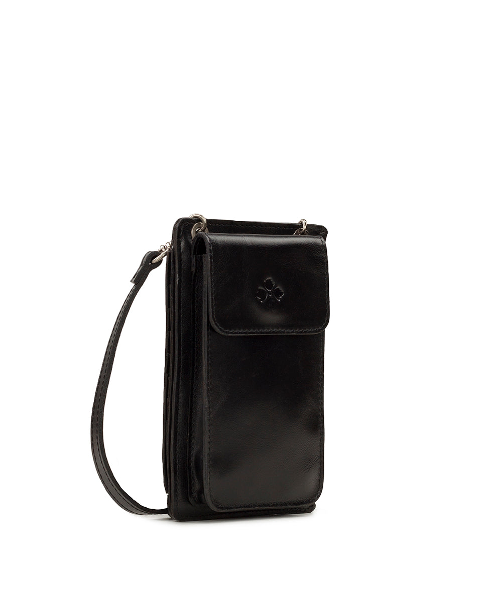Chiavella Phone Crossbody - Vintage Distressed Leather - mushroom - by Patricia Nash - View 7 of 51