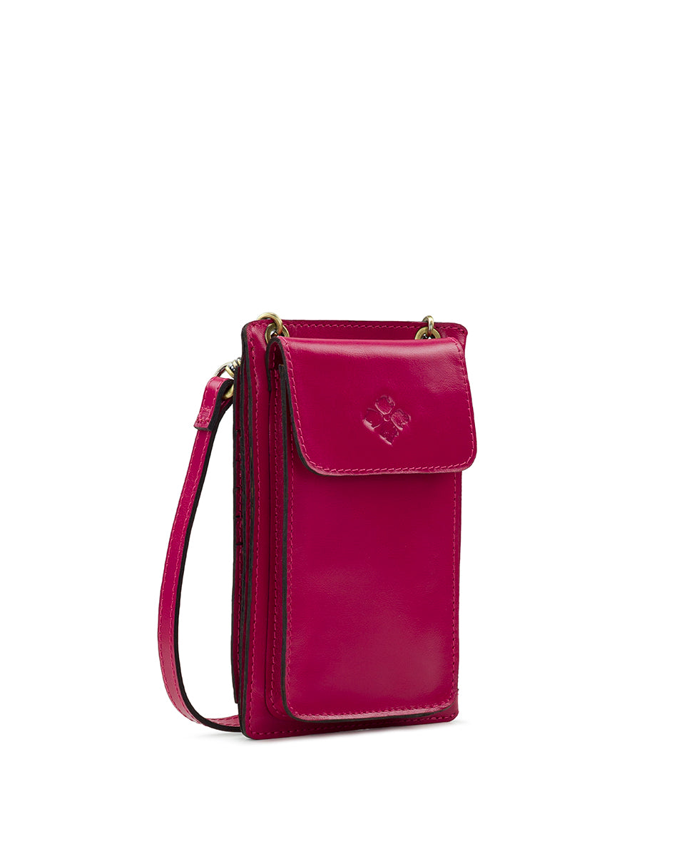 Chiavella Phone Crossbody - Vintage Distressed Leather - mushroom - by Patricia Nash - View 15 of 51