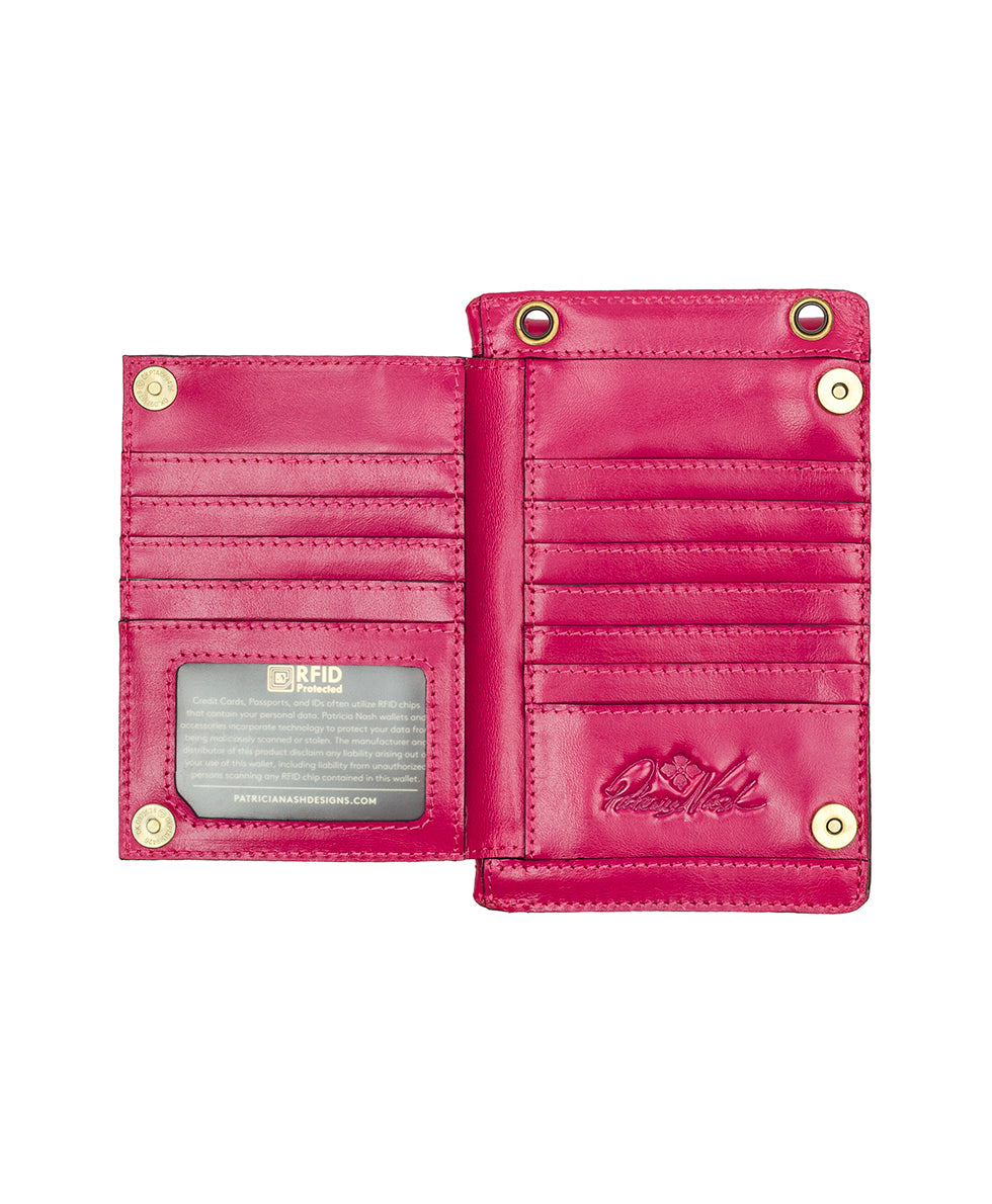 Chiavella Phone Crossbody - Vintage Distressed Leather - mushroom - by Patricia Nash - View 16 of 51