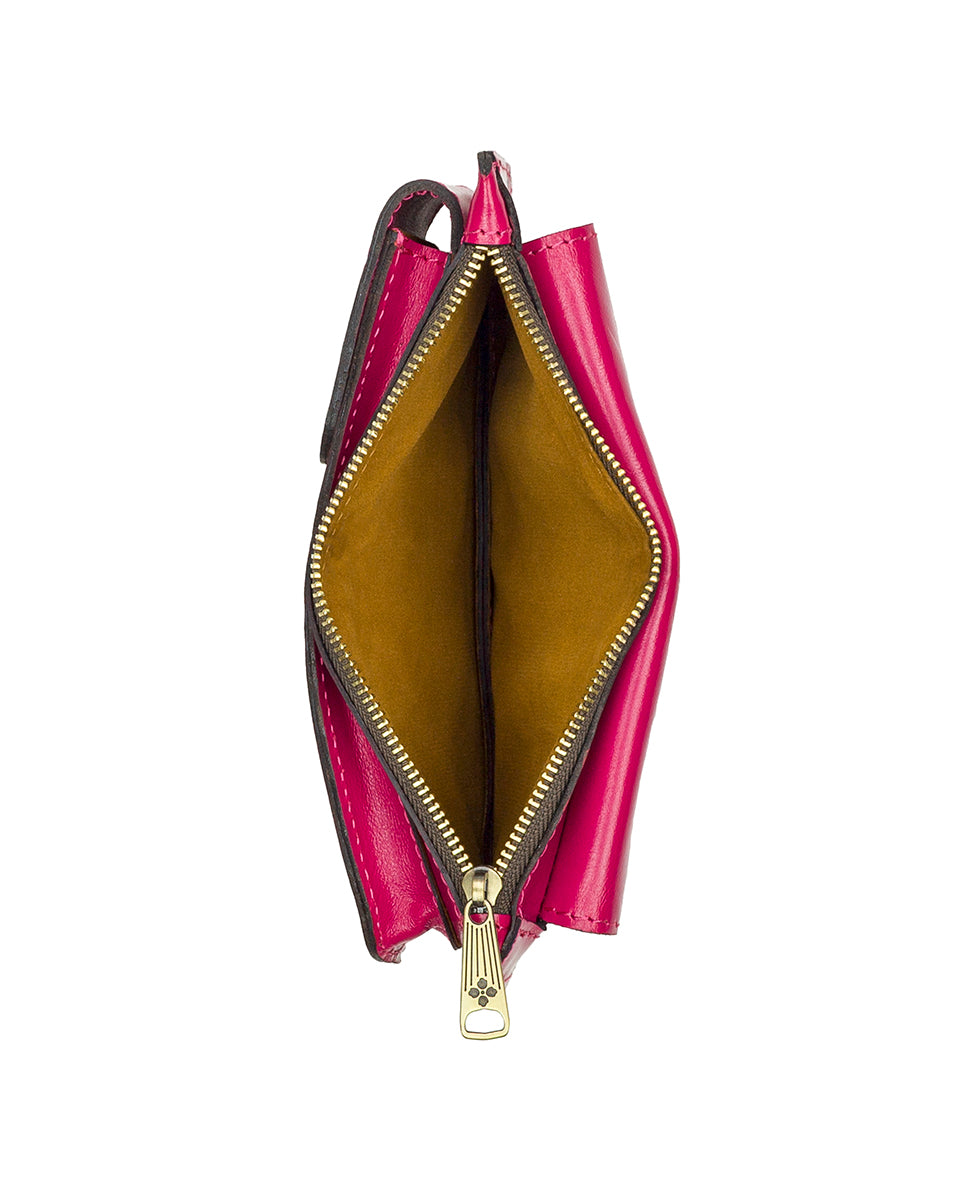 Chiavella Phone Crossbody - Vintage Distressed Leather - mushroom - by Patricia Nash - View 17 of 51