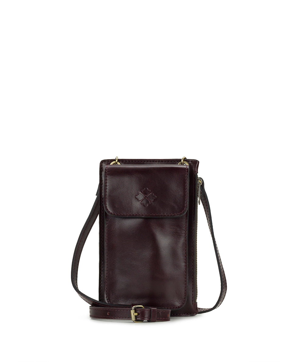 Female - Chiavella Phone Crossbody | Vintage Distressed | Plum - plum - by Patricia Nash - View 1 of 5