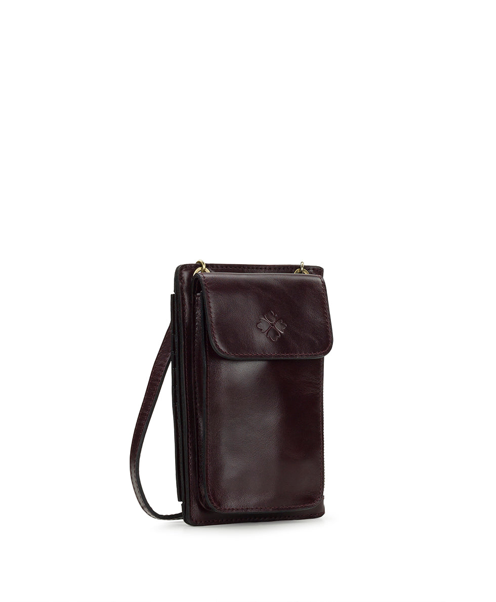 Female - Chiavella Phone Crossbody | Vintage Distressed | Plum - plum - by Patricia Nash - View 3 of 5