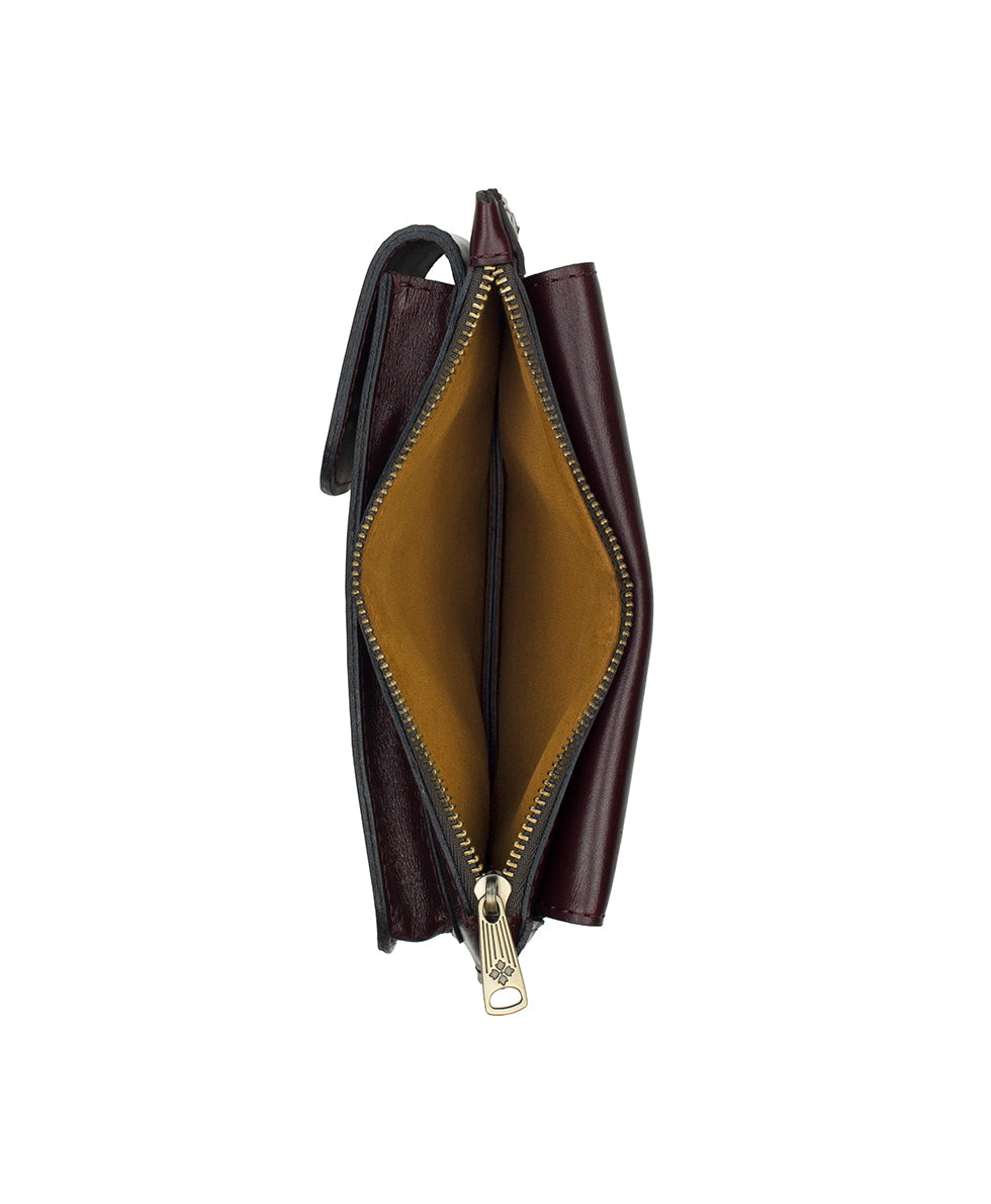 Female - Chiavella Phone Crossbody | Vintage Distressed | Plum - plum - by Patricia Nash - View 5 of 5