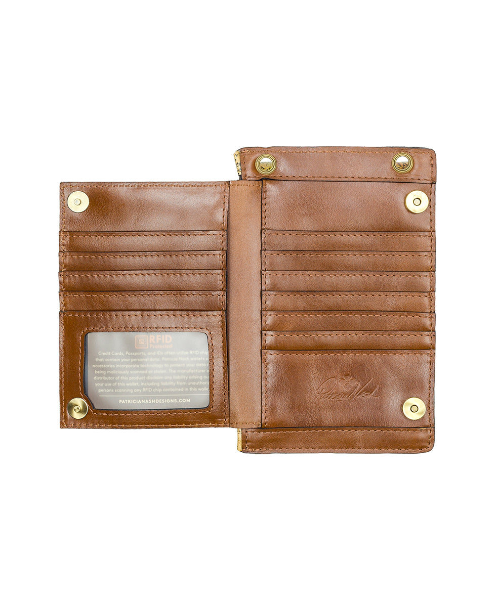 Female - Chiavella Phone Crossbody - European Map - european map - by Patricia Nash - View 4 of 5