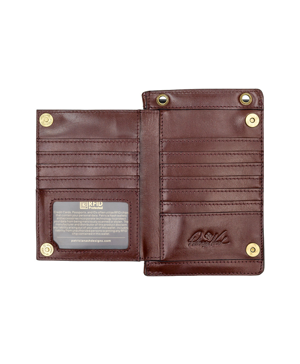 Female - Chiavella Phone Crossbody | Colorblock  | Black/British Tan/Tan - black/british tan/tan - by Patricia Nash - View 5 of 6