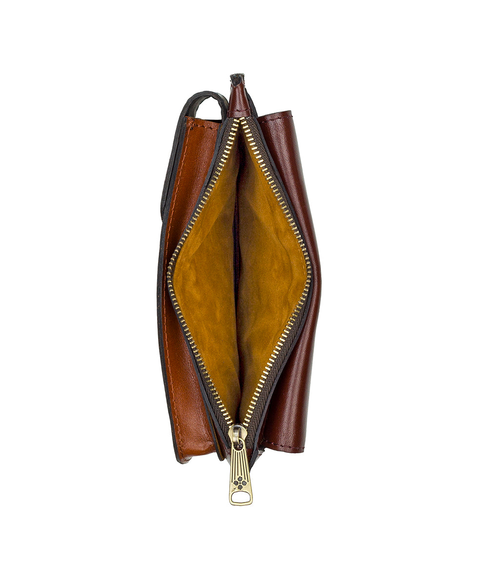 Female - Chiavella Phone Crossbody | Colorblock  | Black/British Tan/Tan - black/british tan/tan - by Patricia Nash - View 6 of 6