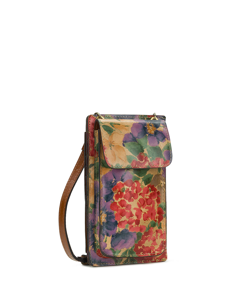 Female - Chiavella Phone Crossbody - French Hydrangeas - french hydrangeas - by Patricia Nash - View 3 of 5