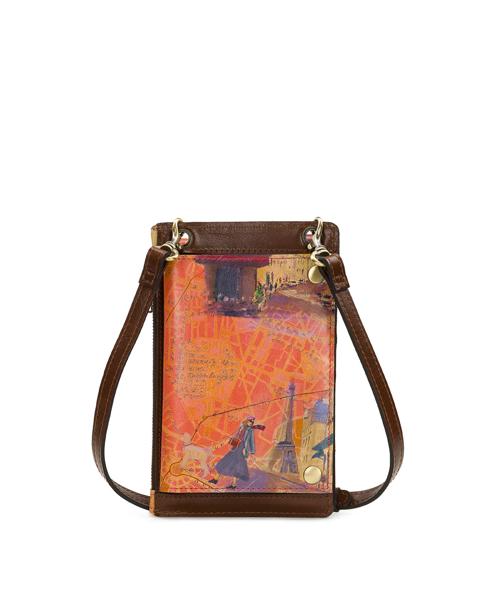 Female - Chiavella Phone Crossbody - Paris Map - paris map - by Patricia Nash - View 2 of 5