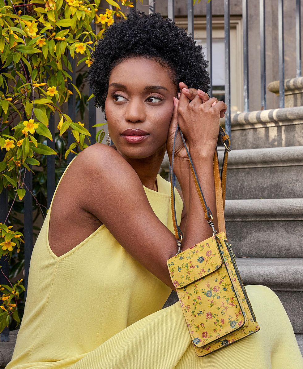 Female - Chiavella Phone Crossbody - Fleur de Jardin - fleur de jardin - by Patricia Nash - View 7 of 7