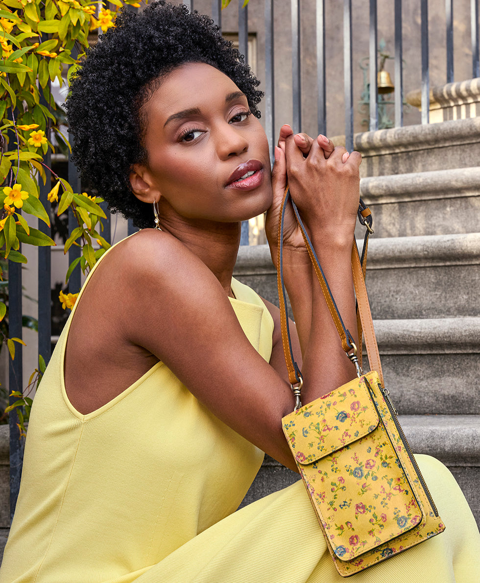 Female - Chiavella Phone Crossbody - Fleur de Jardin - fleur de jardin - by Patricia Nash - View 4 of 7