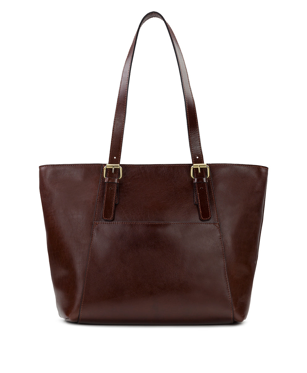 Arlia Tote - Vintage Vegetable Tanned Leather – Patricia Nash