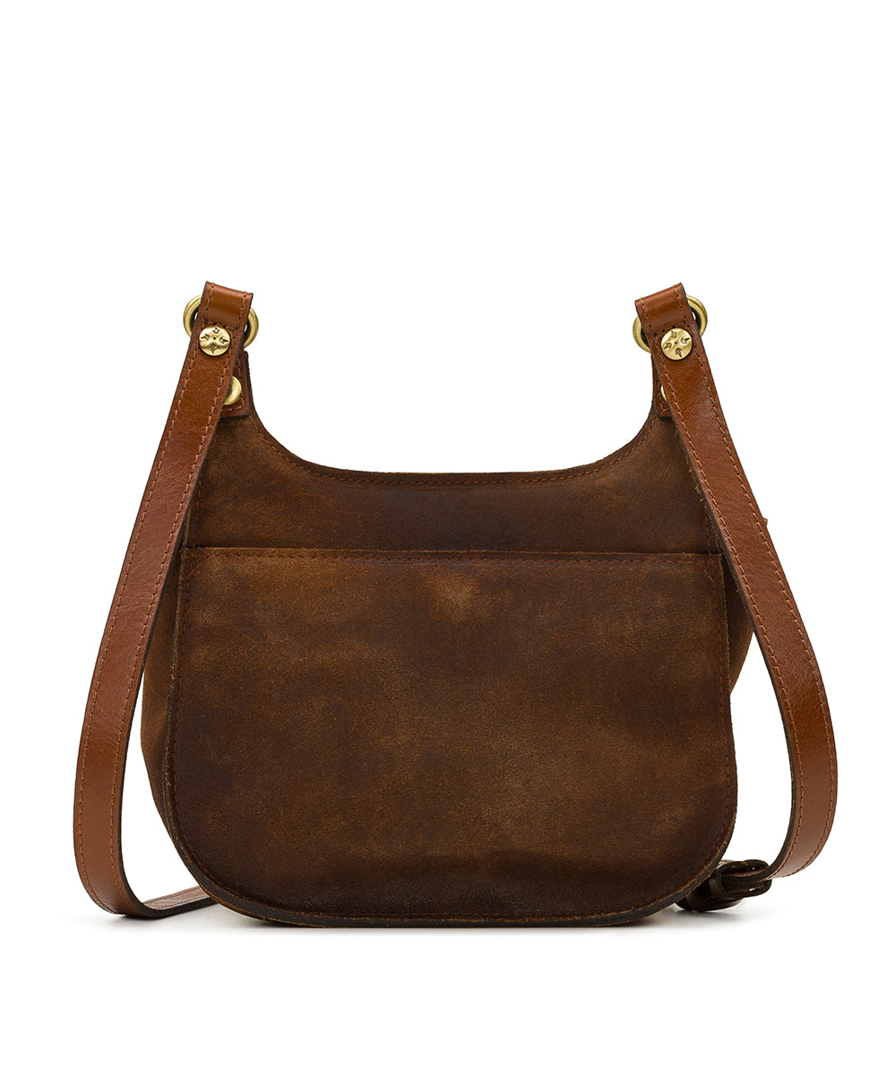 Linny Saddle Bag  - Garment Washed Burnished Suede