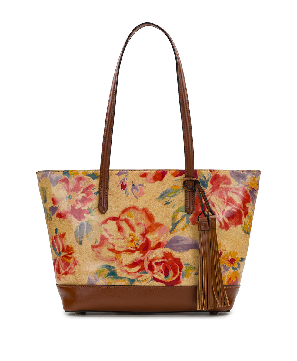 Female - Verzi Tote with Tassel - Aegean Blooms - aegean blooms - by Patricia Nash - View 1 of 4