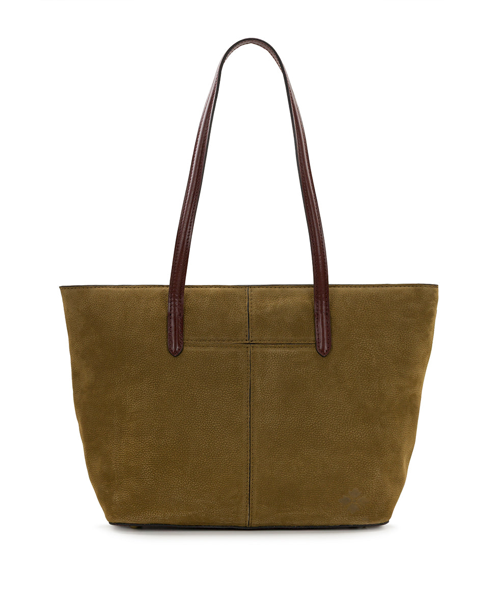 Female - Verzi Tote - Tuscan Fields Embroidery - khaki - by Patricia Nash - View 2 of 4