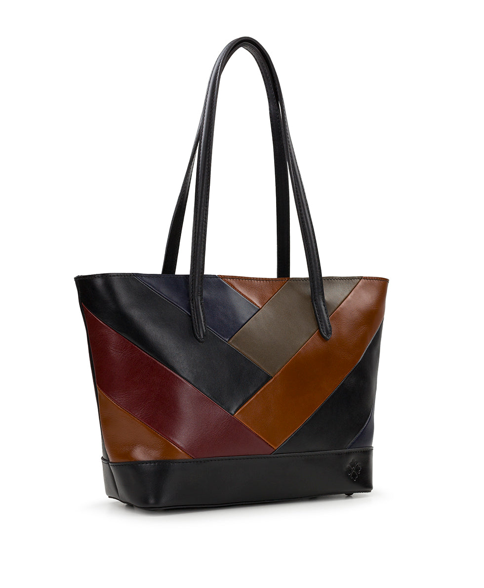 Female - Verzi Tote - Retro Colorblock - black - by Patricia Nash - View 3 of 6