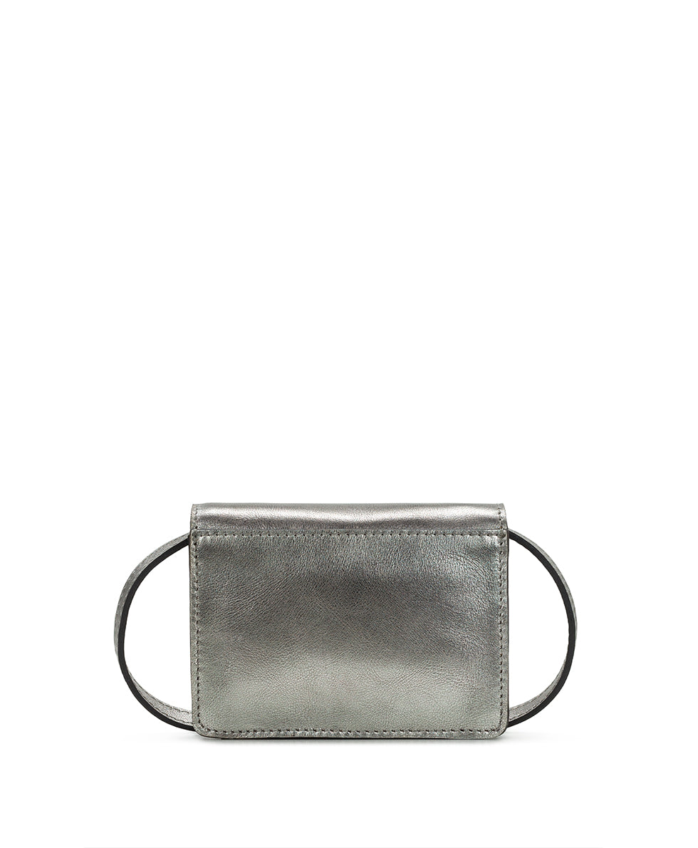 Mini Lanza Crossbody Strap Gift Set - Vintage Distressed Metallic - antique platinum - by Patricia Nash - View 3 of 5