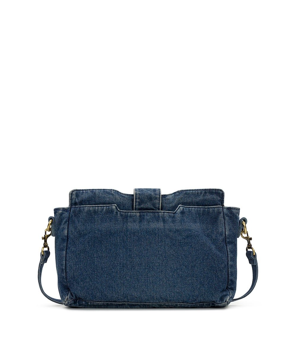 Female - Verenetta Crossbody - Washed Woven Denim - denim - by Patricia Nash - View 2 of 5