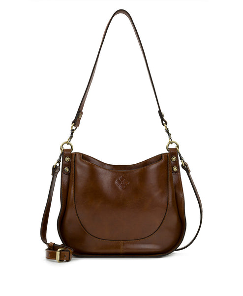 2024 Patricia Nash Sophia Hobo Crossbody bag vintage cognac bag