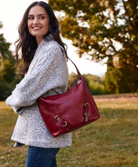 Elia Hobo Bag - Vintage Distressed Leather