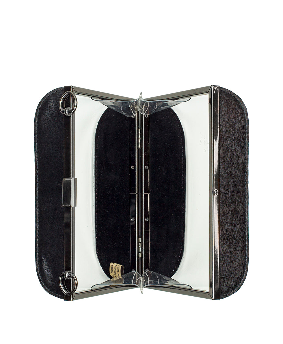 Anselma Frame - Clear Bag - black - by Patricia Nash - View 4 of 5