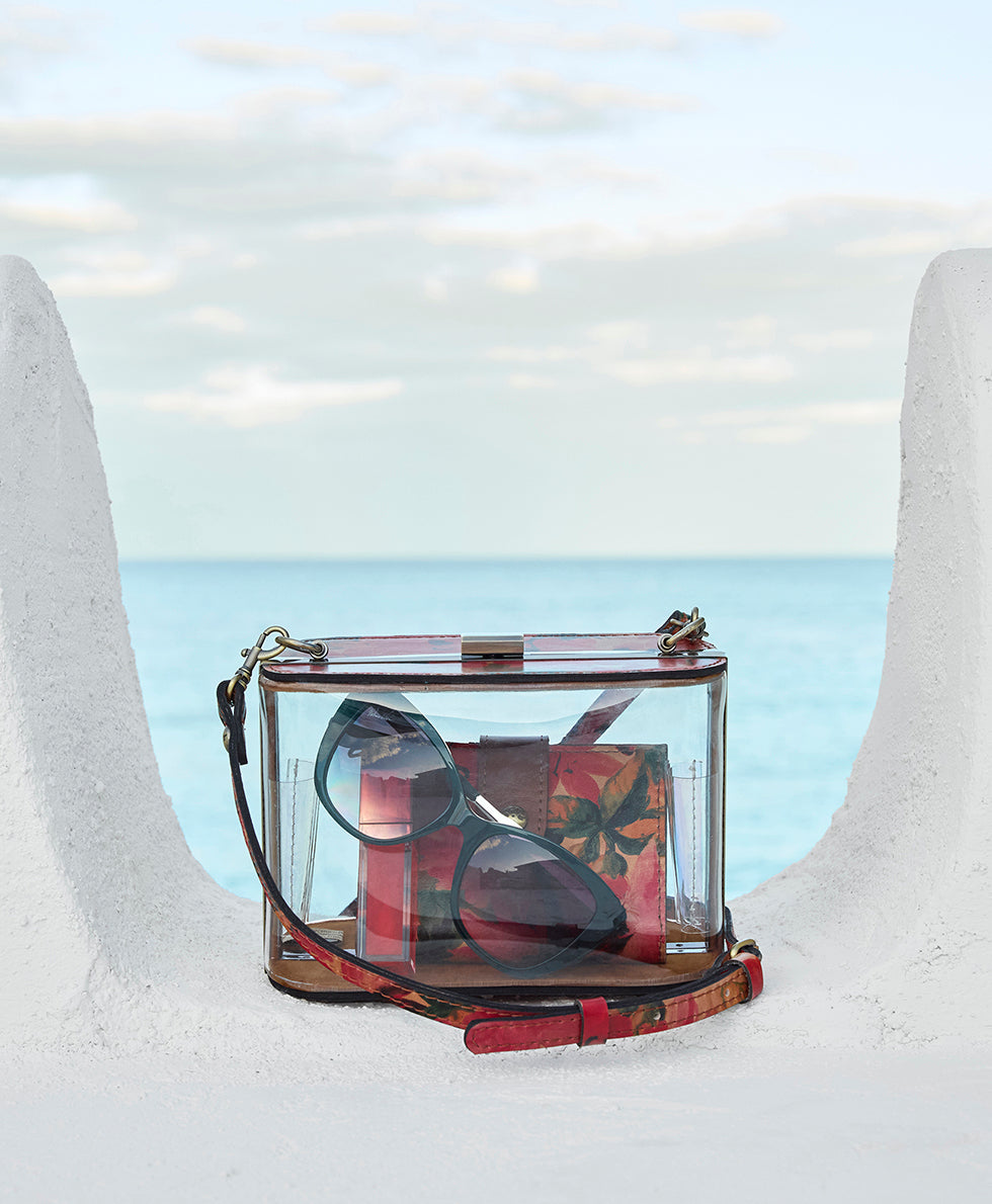 Anselma Frame - Clear Bag - spring multi - by Patricia Nash - View 3 of 5
