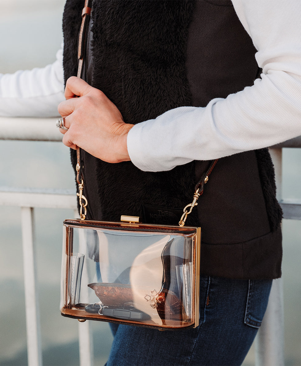 Anselma Frame - Clear Bag - black - by Patricia Nash - View 24 of 29