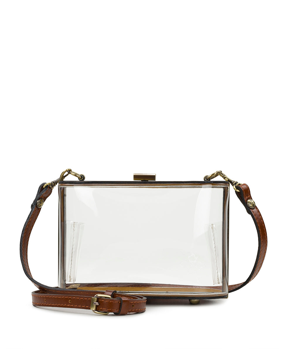 Anselma Frame - Clear Bag - tan - by Patricia Nash - View 1 of 4