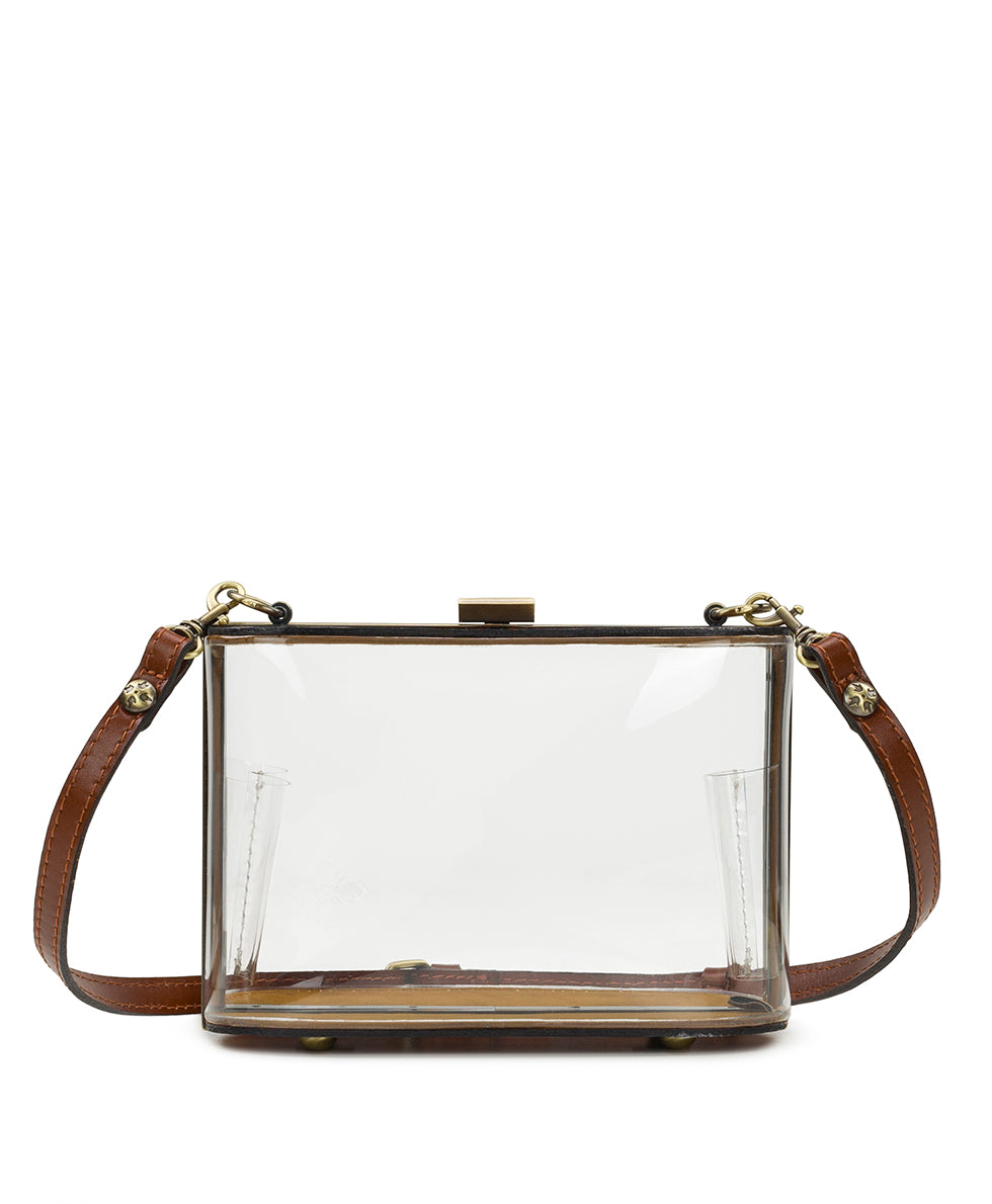 Anselma Frame - Clear Bag - tan - by Patricia Nash - View 2 of 4
