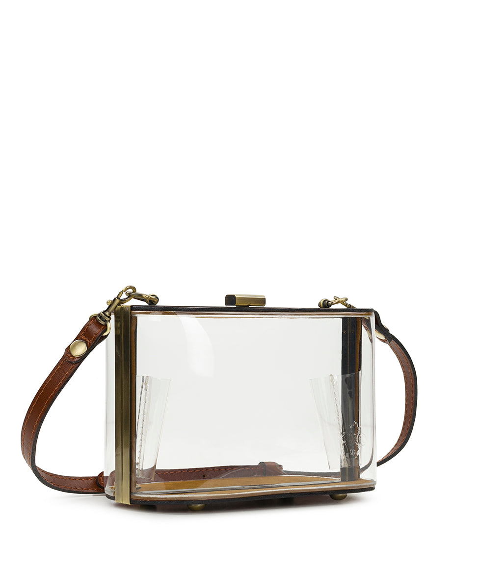 Anselma Frame - Clear Bag - tan - by Patricia Nash - View 3 of 4