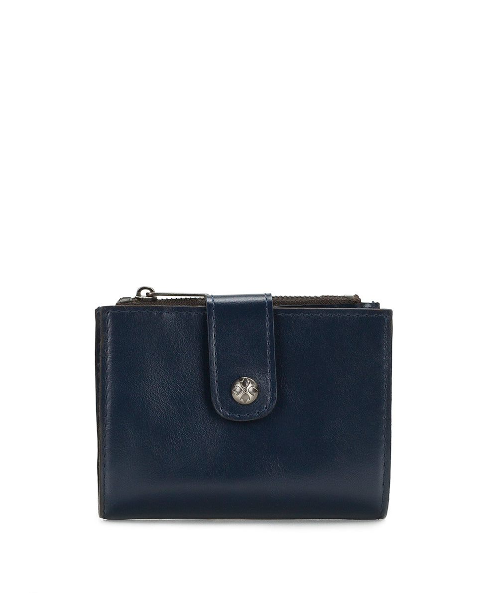 Female - Chiara Wallet - Vintage Glazed Leather - denim blue - by Patricia Nash - View 1 of 14