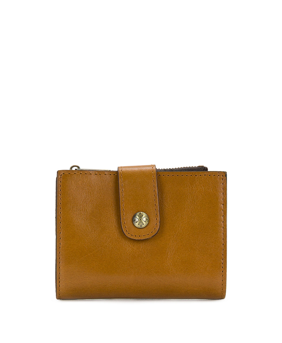 Female - Chiara Wallet - Vintage Glazed Leather - denim blue - by Patricia Nash - View 2 of 14