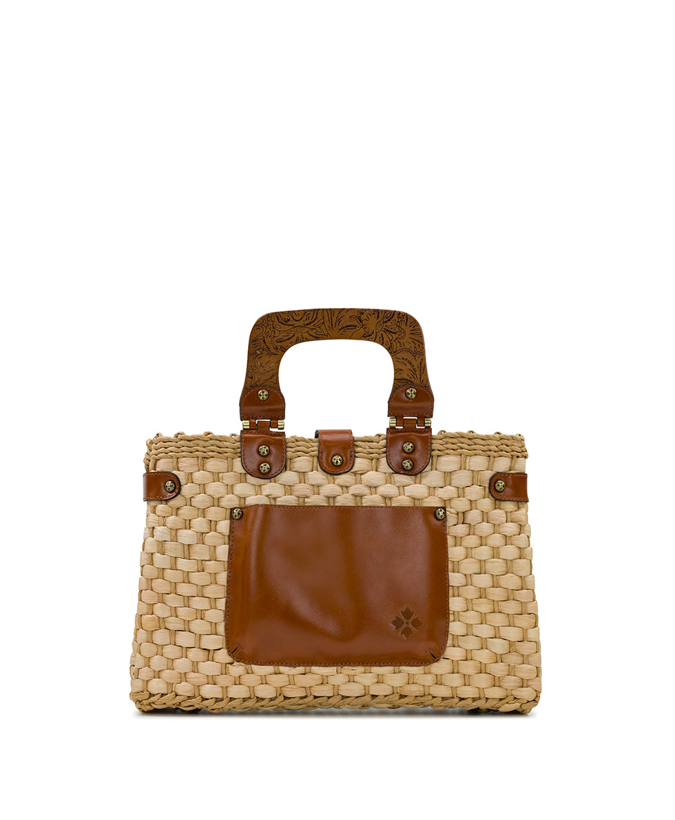 Female - Sancia Satchel - Specialty Woven - natural/tan - by Patricia Nash - View 2 of 5